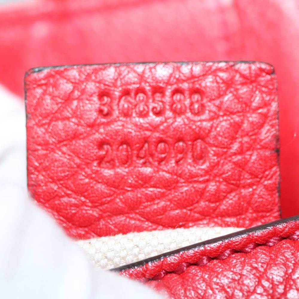 GUCCI Soho Backpack Leather Red 368588 Auth fm2801 - Picture 12 of 16